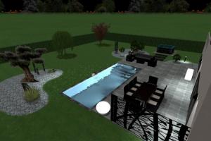 Conception 3D jardin